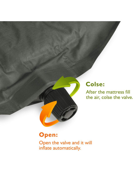 Colchón Autoinflable para Parque Infantil Hoybell - Gris Oscuro