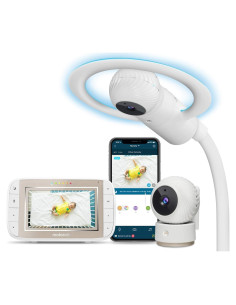 Monitor de Bebé Motorola Halo+ Wi-Fi 2 Cámaras 4.3" Infrarrojo