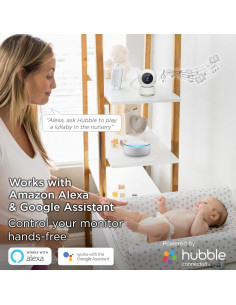 Monitor de Bebé Motorola Halo+ Wi-Fi 2 Cámaras 4.3" Infrarrojo 2