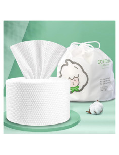 Toalla Facial Desechable 100% Algodón Multiusos 10x16cm