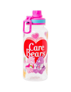 Botella de Plástico Silver Buffalo Care Bears 0.95L con Stickers 2