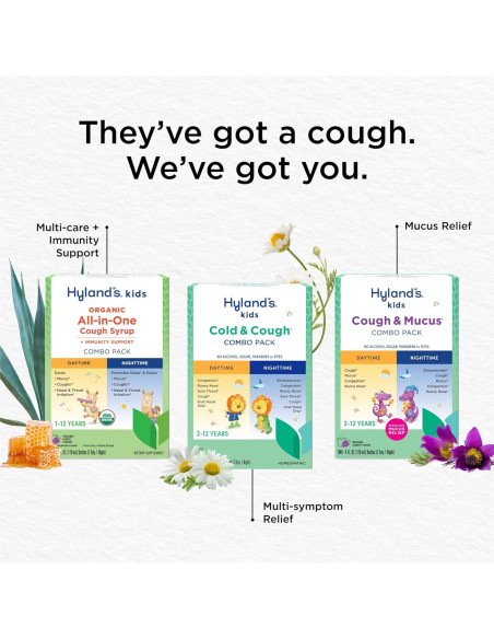 Jarabe para la tos y resfriado Hyland's 118 ml - Niños 2 años+