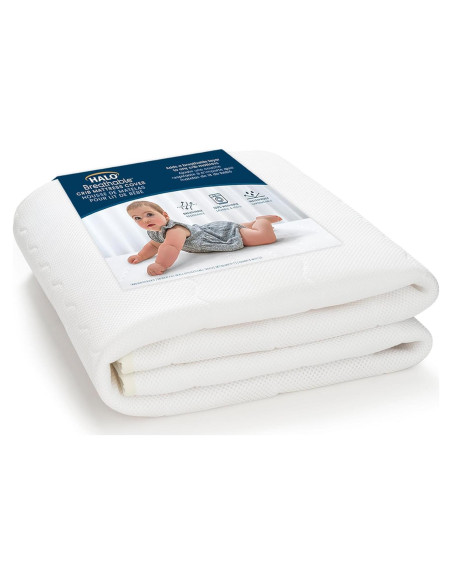 Funda de Colchón para Cuna HALO Transpirable Impermeable 71x133 cm