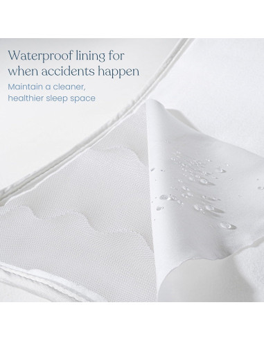 Funda de Colchón para Cuna HALO Transpirable Impermeable 71x133 cm