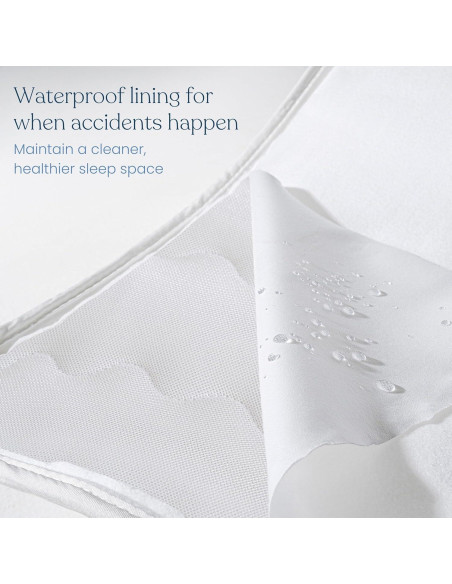 Funda de Colchón para Cuna HALO Transpirable Impermeable 71x133 cm