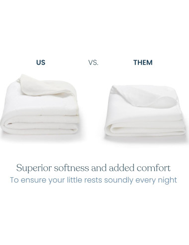 Funda de Colchón para Cuna HALO Transpirable Impermeable 71x133 cm