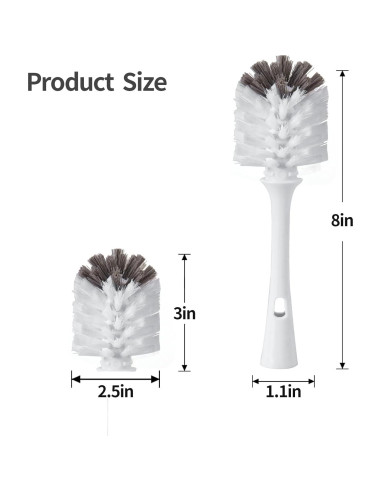 Cabezal de Repuesto para Cepillo de Botellas OXIETIN - Nylon