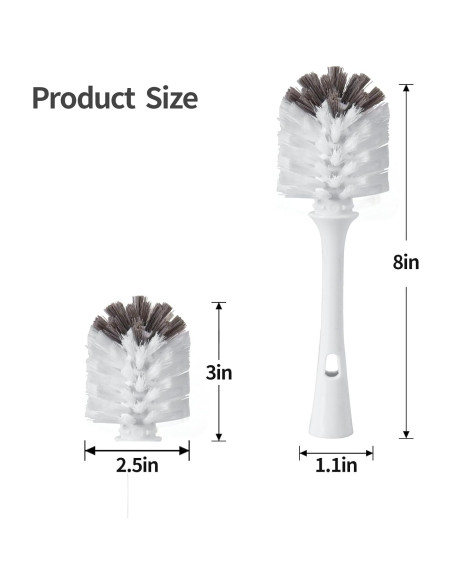 Cabezal de Repuesto para Cepillo de Botellas OXIETIN - Nylon