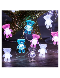 Luces Decorativas de Osito de Peluche 3D Belniak 20 LEDs USB
