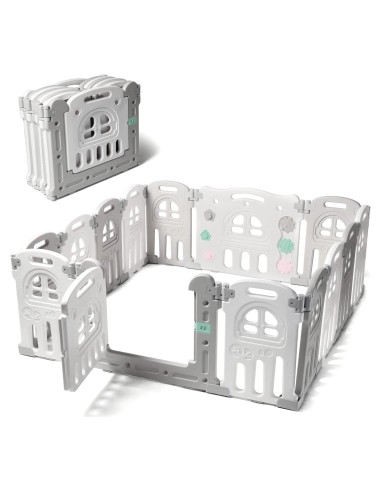 Parque Infantil Plegable Play22 de 14 Paneles - Seguridad para Niños