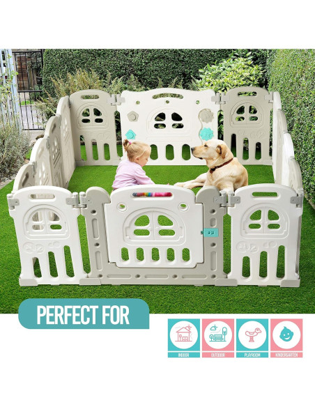 Parque Infantil Plegable Play22 de 14 Paneles - Seguridad para Niños