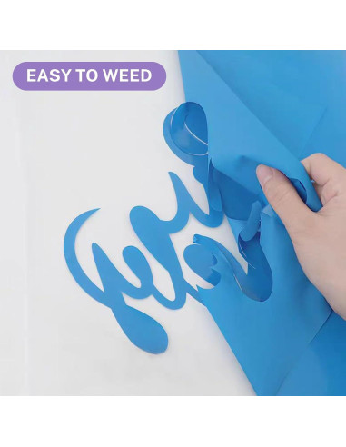 Paquete de 16 Piezas de Vinilo Termoadhesivo HAWERSI 24.1x30.5cm