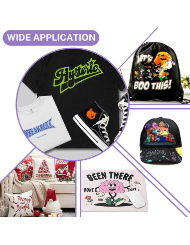 Paquete de 16 Piezas de Vinilo Termoadhesivo HAWERSI 24.1x30.5cm