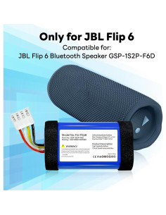 Batería de Reemplazo 8500mAh para JBL Flip 6 - Alta Capacidad 2