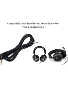 Cable de Reemplazo UNCLE LIGHT para Auriculares SteelSeries Arctis Nova Pro 1.52m 2