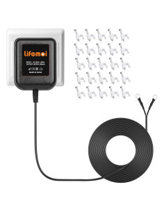 Transformador de Timbre 24V 500mA LIFEMOI con Cable 5m