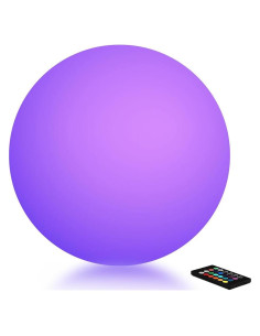 Lámpara de Globo LED COPU 20cm 16 Colores RGB Control Remoto