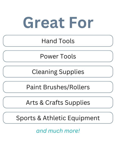 Ganchos de Tablero de Clavos PegPro 2" - 24 Unidades, Negro