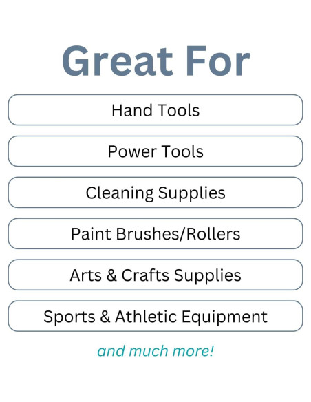 Ganchos de Tablero de Clavos PegPro 2" - 24 Unidades, Negro