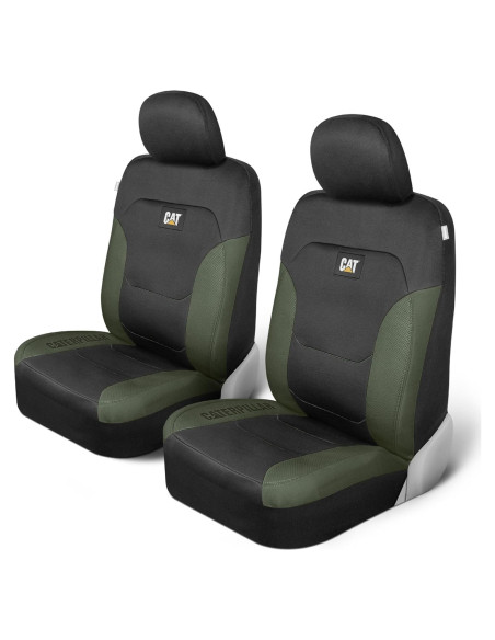Cubiertas de Asiento Cat FlexFit Verde Cazador - 2 Piezas