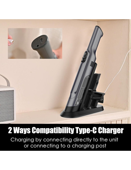 Aspiradora de Mano Inalámbrica PROMOMO 711PRO14000PA 0.64kg Aspiradora de Mano Inalámbrica PROMOMO 711PRO14000PA 0.64kg