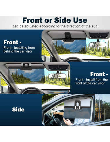 Extensor de Visera Solar Woqucute Polarizado UV400 34.8cm