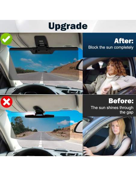 Extensor de Visera Solar Woqucute Polarizado UV400 34.8cm