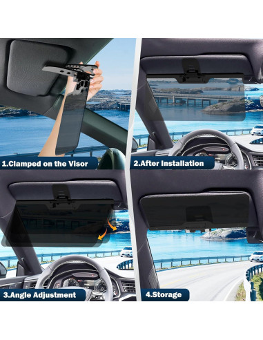 Extensor de Visera Solar Woqucute Polarizado UV400 34.8cm