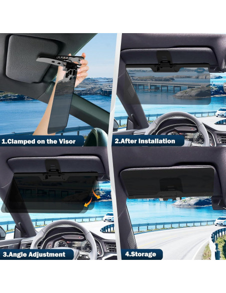 Extensor de Visera Solar Woqucute Polarizado UV400 34.8cm