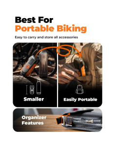 Bomba de Bicicleta Eléctrica LISEN 150 PSI Inalámbrica 0.54 kg 2