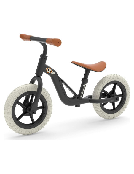 Bicicleta de Equilibrio Chillafish Charlie 10" Negra Ajustable