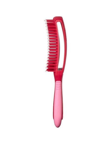 Cepillo Desenredante Rojo Kiss con Punta de Bola Antideslizante