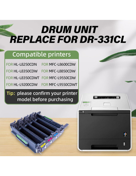 Unidad de Tambor DR-331CL para Impresoras Brother - 25000 Páginas
