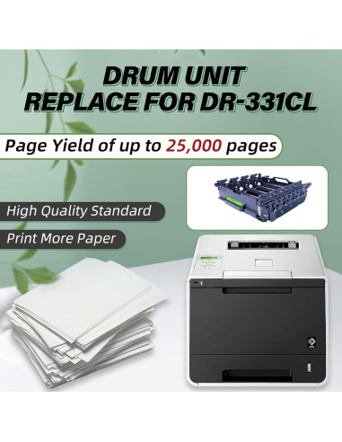 Unidad de Tambor DR-331CL para Impresoras Brother - 25000 Páginas