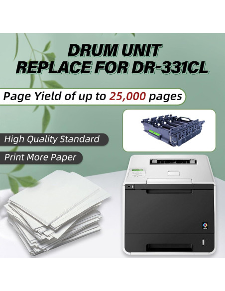 Unidad de Tambor DR-331CL para Impresoras Brother - 25000 Páginas