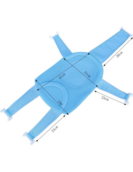 Almohadilla de Baño para Bebés YINGER Azul Claro 31x47cm Almohadilla de Baño para Bebés YINGER Azul Claro 31x47cm