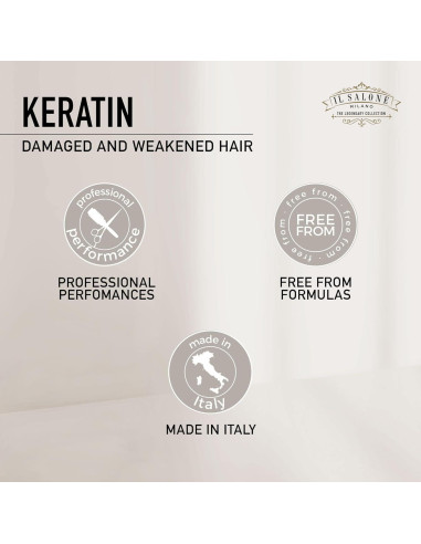Máscara de Cabello de Queratina Il Salone Milano 250 ml