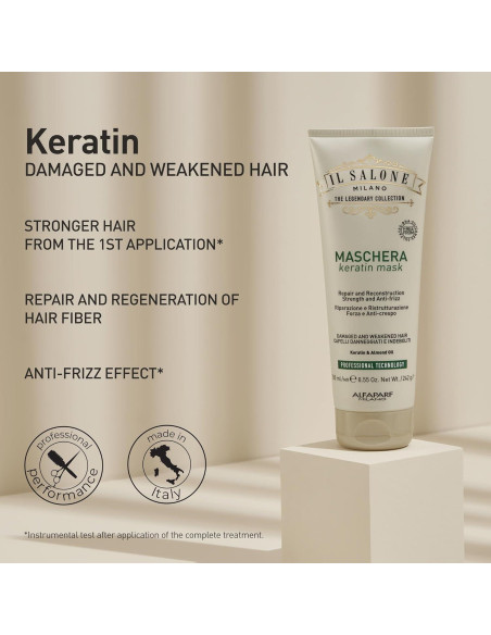 Máscara de Cabello de Queratina Il Salone Milano 250 ml