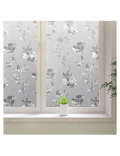 Calcomanías de Vidrio CODOBON Hibisco 60x200 cm Bloqueo UV