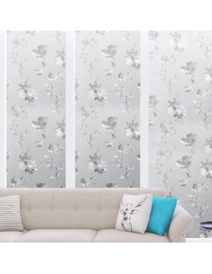 Calcomanías de Vidrio CODOBON Hibisco 60x200 cm Bloqueo UV 2