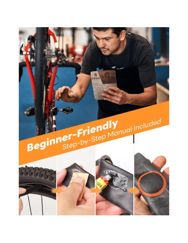 Kit de reparación de neumáticos de bicicleta Hdnbsp 35 piezas