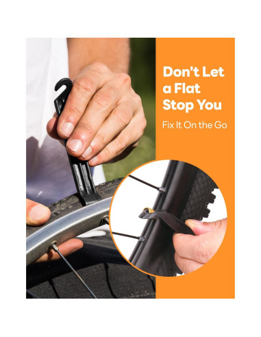 Kit de reparación de neumáticos de bicicleta Hdnbsp 35 piezas