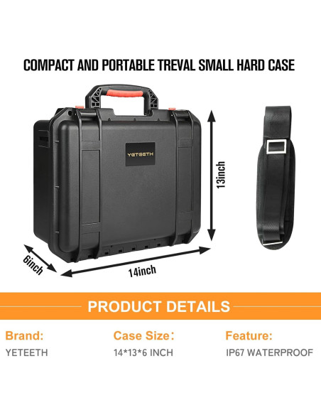 Funda dura a prueba de agua YETEETH para DJI Mavic 3 Pro