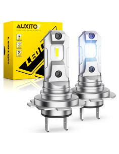 Bombillas LED H7 AUXITO 6500K Ultra Brillantes - Paquete de 2
