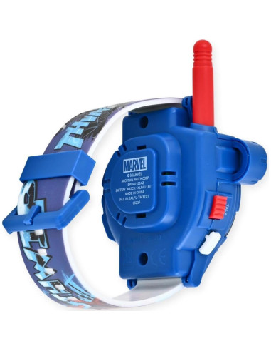 Reloj Walkie Talkie Spiderman Recargable para Niños 200m