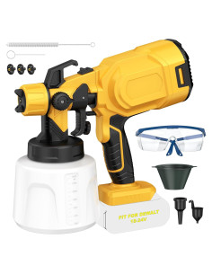 Pulverizador de pintura eléctrico Ufeekare 200W 1.2L amarillo