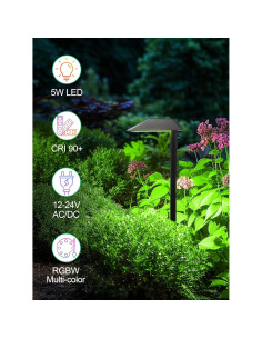 Luces de Camino RGBW DOREIO 5W 12 Paquete IP66 Jardín 2