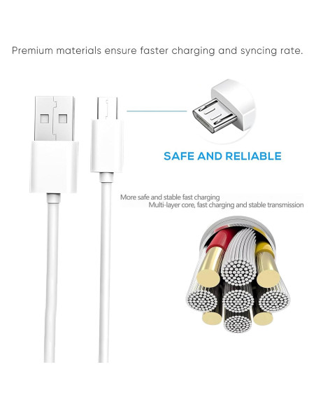 Adaptador Cargador Pared 9V 3 Pack WZHENB para Arlo y Wyze