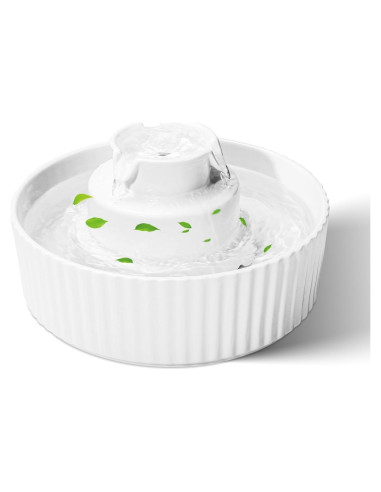 Fuente de Agua Automática Cerámica SgurFin 2.1L para Gatos y Perros