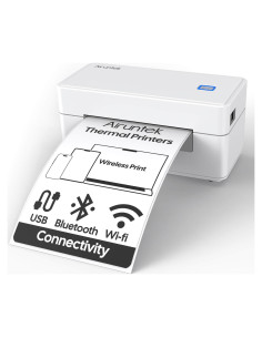 Impresora Térmica de Etiquetas Airuntek 4x6 Bluetooth Wi-Fi